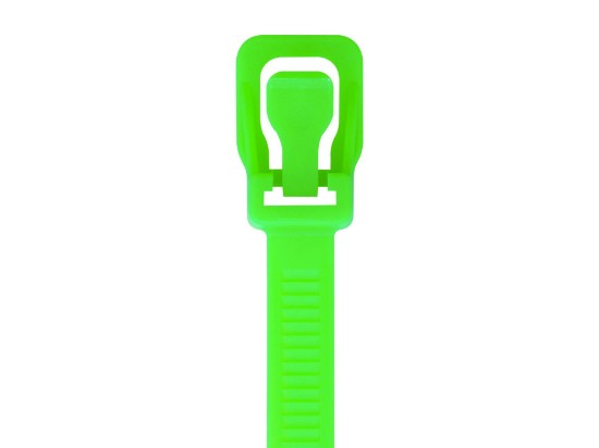 Picture of RETYZ ProTie 32 Inch Fluorescent Green Releasable Tie - 50 Pack