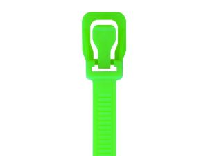 Picture of RETYZ ProTie 36 Inch Fluorescent Green Releasable Tie - 10 Pack