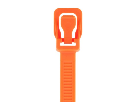Picture of RETYZ ProTie 36 Inch Fluorescent Orange Releasable Tie - 10 Pack
