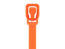 Picture of RETYZ ProTie 36 Inch Fluorescent Orange Releasable Tie - 50 Pack