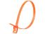 Picture of RETYZ WorkTie 14 Inch Fluorescent Orange Releasable Tie - 100 Pack