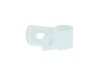 Picture of 1/4 Inch Natural Nylon Cable Clamp - 100 Pack, UV Protected, Screw Mount, RoHS & UL Compliant