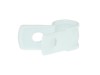 Picture of 3/8 Inch Natural Nylon Cable Clamps - 100 Pack, UV Protected, Screw Mount, RoHS & UL Compliant