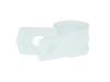 Picture of 1/2 Inch Natural Nylon Cable Clamp - 100 Pack, UV Protected, Screw Mount, RoHS & UL Compliant