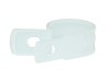 Picture of 3/4 Inch Natural Nylon Cable Clamp - 100 Pack, UV Protected, Screw Mount, RoHS & UL Compliant