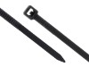 Picture of 4 Inch Black UV Mini Cable Ties - 500 Pack, Nylon, MIL-Spec, UL Rated