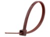 Picture of 4 Inch Brown Miniature Nylon Cable Ties - 100 Pack