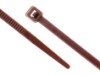 Picture of 4 Inch Brown Miniature Nylon Cable Ties - 100 Pack