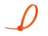 Picture of 4 Inch Fluorescent Orange Mini Nylon Cable Ties - 100 Pack