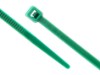 Picture of 4 Inch Green Miniature Nylon Cable Ties - 100 Pack