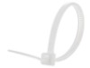 Picture of 4 Inch Natural Mini Cable Ties - 1000 Pack, Nylon, UL 94V-2, 18 Lbs Tensile Strength