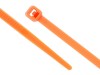 Picture of 4 Inch Orange Mini Nylon Cable Ties - 100 Pack