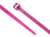 Picture of 4 Inch Purple Mini Nylon Cable Ties - 500 Pack, 18 Lbs Tensile Strength, UL Compliant