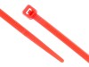 Picture of 4 Inch Red Mini Nylon Cable Ties - 100 Pack