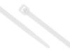 Picture of 4 Inch White Nylon Cable Ties - 500 Pack, UL Compliant, 18 Lbs Tensile Strength