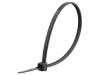 Picture of 6 Inch Black Nylon Cable Ties - 100 Pack, UV Resistant, UL 94V-2, 18 Lbs Tensile Strength