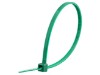 Picture of 6 Inch Green Mini Nylon Cable Ties - 100 Pack, UL Compliant, 18 Lbs Tensile Strength