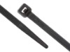 Picture of 6 Inch Black UV Resistant Cable Ties - 100 Pack