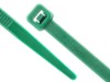 Picture of 6 Inch Green Nylon Cable Ties - 100 Pack, 40 Lbs Tensile Strength, UL Compliant