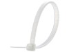 Picture of 6 Inch Natural Nylon Cable Ties - 100 Pack, 40 Lbs Tensile Strength, UL Compliant