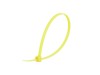 Picture of 8 Inch Yellow Nylon Cable Ties - 100 Pack, 40 Lbs Tensile Strength, UL Compliant