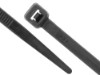 Picture of 8 Inch Black UV Resistant Cable Ties - 100 Pack, Nylon, 50 Lbs Tensile Strength, UL Rated