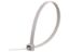 Picture of 8 Inch Gray Nylon Cable Ties - 100 Pack, 50 Lbs Tensile Strength, UL Compliant