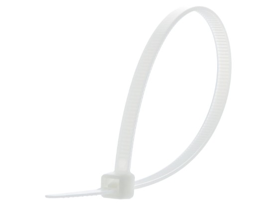 Picture of 8 Inch Natural Nylon Cable Ties - 1000 Pack, 50 Lbs Tensile Strength, UL Compliant