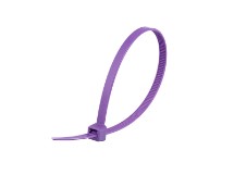 Picture of 8 Inch Purple Nylon Cable Ties - 100 Pack