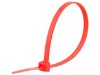 Picture of 8 Inch Red Nylon Cable Ties - 100 Pack, 50 Lbs Tensile Strength