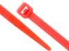 Picture of 8 Inch Red Nylon Cable Ties - 100 Pack, 50 Lbs Tensile Strength