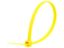 Picture of 8 Inch Yellow Nylon Cable Ties - 100 Pack, 50 Lbs Tensile Strength, UL Compliant