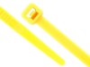 Picture of 8 Inch Yellow Nylon Cable Ties - 100 Pack, 50 Lbs Tensile Strength, UL Compliant