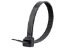 Picture of 8 Inch Black UV Heavy Duty Nylon Cable Ties - 100 Pack, 120 Lbs Tensile Strength, UL/RoHS Compliant