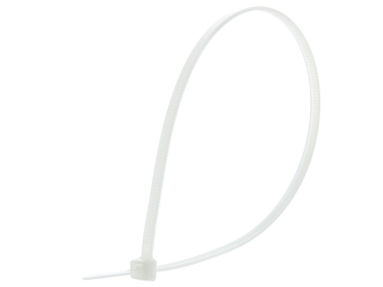 Picture of 11 Inch Natural Nylon Cable Ties - 100 Pack, 40 Lbs Tensile Strength, 2 Inch Max Bundle Diameter