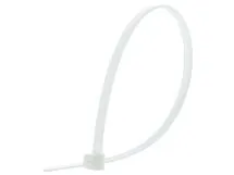 Picture of 11 7/8 Inch Natural Nylon Cable Ties - 100 Pack, 50 Lbs Tensile Strength, UL Compliant