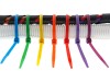 Picture of 11 Inch Purple Nylon Cable Ties - 100 Pack, 50 Lbs Tensile Strength, 3 Inch Max Bundle Diameter