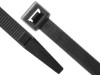 Picture of 11 Inch Black UV Heavy Duty Nylon Cable Ties - 100 Pack, 120 Lbs Tensile Strength, UL Rated