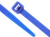 Picture of 14 Inch Blue Nylon Cable Ties - 100 Pack, 50 Lbs Tensile Strength, UL Compliant