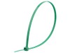 Picture of 14 Inch Green Nylon Cable Ties - 100 Pack, 50 Lbs Tensile Strength, UL Compliant