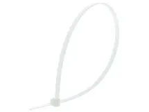 Picture of 14 Inch Natural Nylon Cable Ties - 100 Pack, 50 Lbs Tensile Strength, UL Compliant