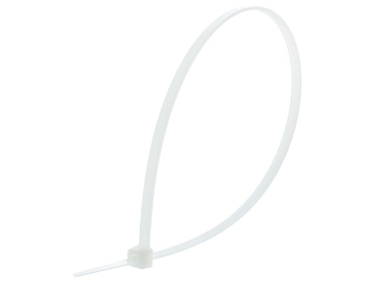 Picture of 14 Inch Natural Nylon Cable Ties - 100 Pack, 50 Lbs Tensile Strength, UL Compliant