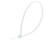 Picture of 14 Inch Natural Nylon Cable Ties - 1000 Pack, 50 Lbs Tensile Strength, UL Compliant