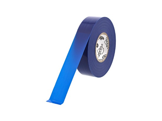 Picture of Blue Contractor Grade Electrical Tape, 3/4 Inch x 66', Flame Retardant, Weather Resistant, UL Listed