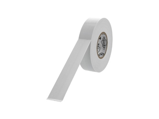 Picture of Contractor Grade White Electrical Tape, 3/4 Inch x 66', Flame Retardant, Weather Resistant, UL Listed