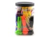 Picture of 1700 Piece 4 Inch Multi-Color Nylon Cable Tie Kit, General Purpose, UL 94V-2, RoHS Compliant