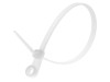 Picture of 8 Inch Natural Nylon Cable Ties - 100 Pack, 50 Lbs Tensile Strength, UL/RoHS Compliant