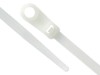 Picture of 8 Inch Natural Nylon Cable Ties - 100 Pack, 50 Lbs Tensile Strength, UL/RoHS Compliant