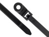 Picture of 16 Inch Black Heavy Duty UV Cable Ties - 100 Pack, Nylon, 120 Lbs Tensile Strength