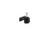 Picture of 8.5mm Black Flat Nail Cable Clips - 100 Pack, UV Protected, Nylon 6/6